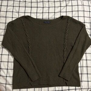 American Eagle Outfitters BRAND NEW Vintage Dark Olive Knit Sweater Women’s M